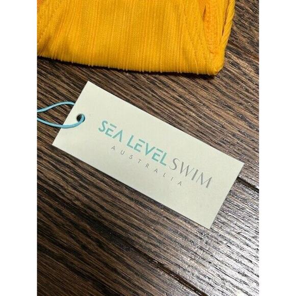 Yellow Bikini Top | Sea Level Swim | Yellow | Size 10 - Picture 6 of 9